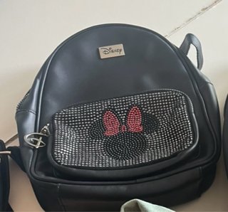 Mochila Disney Minnie Brillante Negra