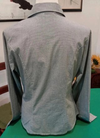 Studio B. Camicia Donna con volant- Fantasia. (M)