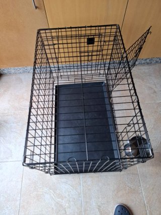 Casa/Jaula Perro o Gato Negra