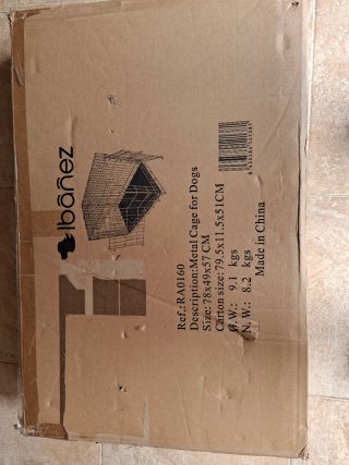Casa/Jaula Perro o Gato Negra