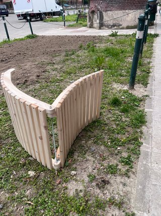 Lettino prendisole in legno