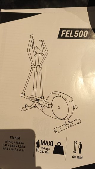Bicicleta Elíptica Domyos FEL 500