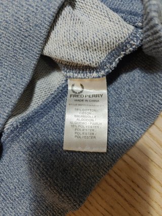 Jersey Fred Perry Azul para mujer - Talla M