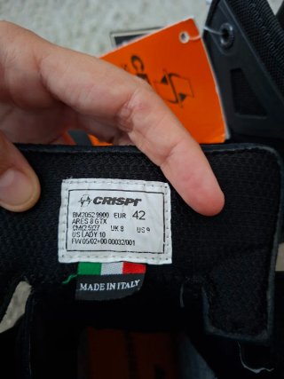Bota policial Crispi ARES 8 GTX Negra