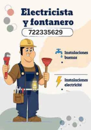 Electricista y fontanero - 722335629