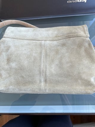 Bolso bandolera Nha piel ante y piel serpiente