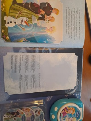 Libro cuentos reproductor musical Frozen Melodías