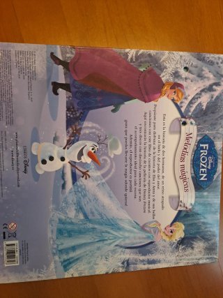 Libro cuentos reproductor musical Frozen Melodías
