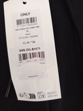 Pantalón vestir y sport ONLY negro