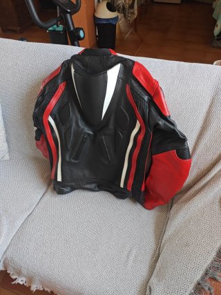 Chaqueta de cuero para moto compilo