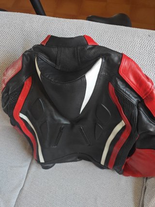 Chaqueta de cuero para moto compilo