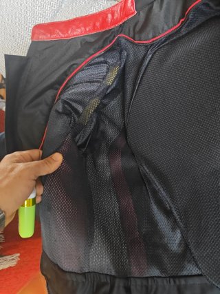 Chaqueta de cuero para moto compilo