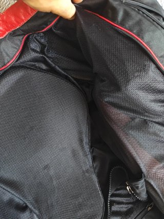 Chaqueta de cuero para moto compilo