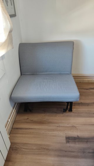 Sillón cama Ikea gris tela