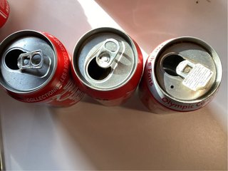 3 Lattine Coca Cola Olimpiadi da Collezione