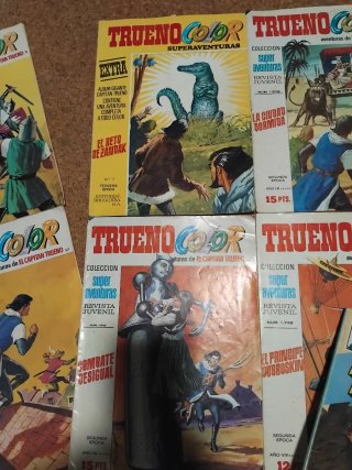 lote 8 comics capitán trueno