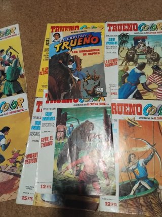 lote 8 comics capitán trueno