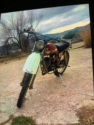 Vespino SC Naranja Rieju 505  Vespino gl