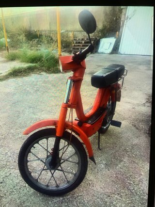 Vespino SC Naranja Rieju 505  Vespino gl