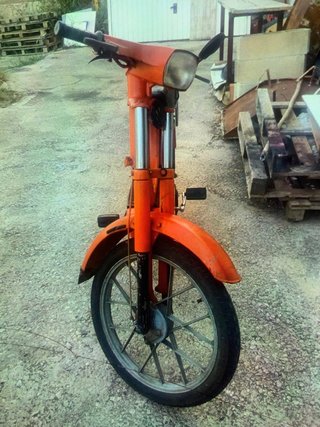 Vespino SC Naranja Rieju 505  Vespino gl