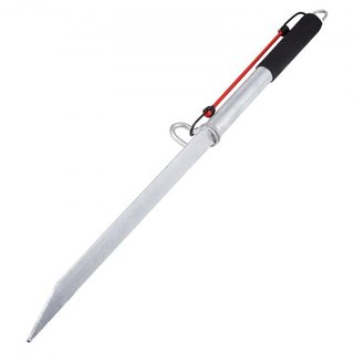 Polo de Anclaje de Arena, Ancla Deslizante de Acero Carbono Galvanizado de 36" para Playa, Ancla de Punta de Playa Auto-Martillo para Pequeño Barco, Jetski, Pontón, Kayak, con Bolsa de Almacenamie...