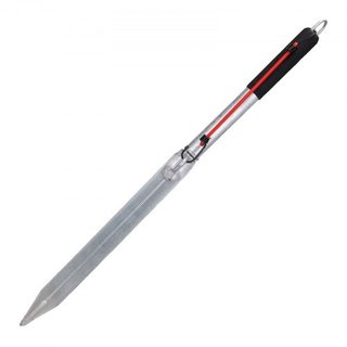 Polo de Anclaje de Arena, Ancla Deslizante de Acero Carbono Galvanizado de 36" para Playa, Ancla de Punta de Playa Auto-Martillo para Pequeño Barco, Jetski, Pontón, Kayak, con Bolsa de Almacenamie...