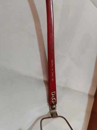Gafas Dolce & Gabbana D&G 50 Oro/Rojo