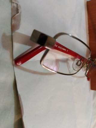 Gafas Dolce & Gabbana D&G 50 Oro/Rojo