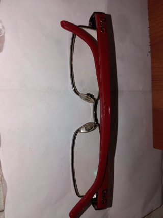 Gafas Dolce & Gabbana D&G 50 Oro/Rojo