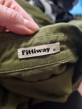 Camicia tipo giacca verde militare