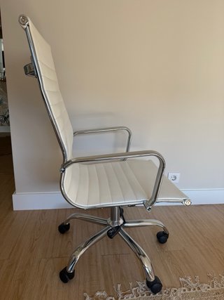 Silla de oficina T-LOVENDO.ES Blanca