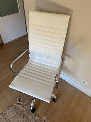 Silla de oficina T-LOVENDO.ES Blanca