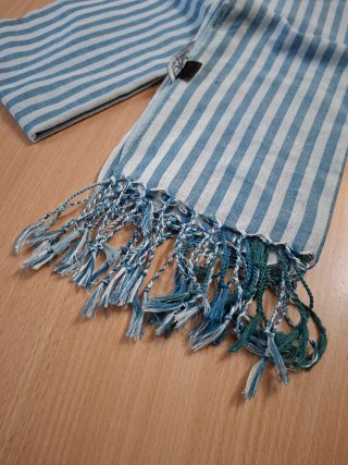 Foulard Byblos righe blu e bianche