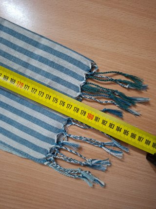 Foulard Byblos righe blu e bianche