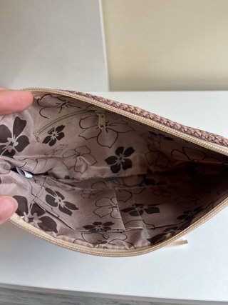 Bolso de mano tejido multicolor
