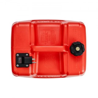 Tanque de Combustible para Barco, Tanque de Transferencia Marítimo de 3.17 Galones/12 L, Tanque de Transferencia con Manguera de 9.8 pies, Medidor para Motor Fuera de Borda, Yate, Barco de Pesca, ...
