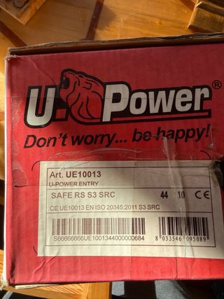 Stivali U-Power Antinfortunistici Neri