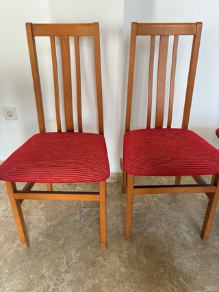 Set de mesa extensible y 4 sillas para salón