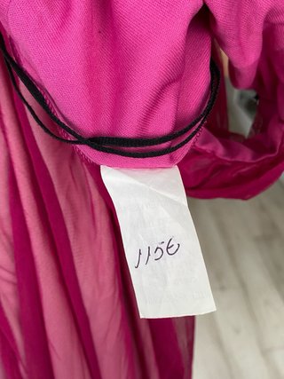 Vestido fiesta rosa fucsia hecho España