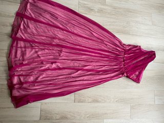 Vestido fiesta rosa fucsia hecho España