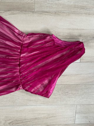 Vestido fiesta rosa fucsia hecho España