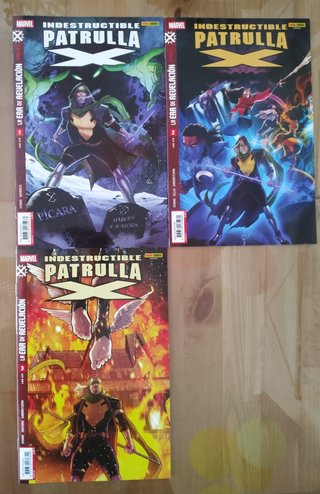 Indestructible Patrulla X (3 cómics)