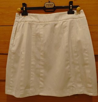 Falda Mango Blanca Talla 42