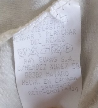 Blusa Ray Evans crema talla única