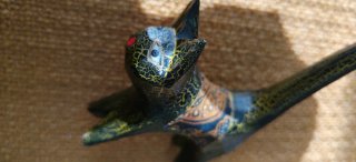 Anillero artesanal gato