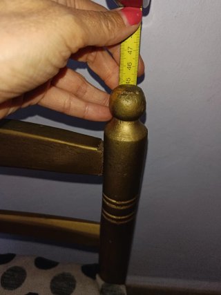 Juego de 2 Sillas Pequeñas Doradas