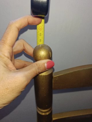 Juego de 2 Sillas Pequeñas Doradas