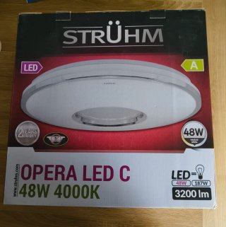 Plafón LED STRÜHM Opera 48W 4000K