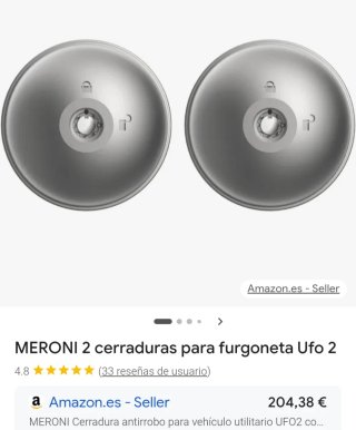 MERONI Ufo2 Cerradura Furgoneta