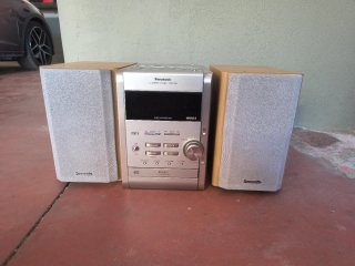 Minicadena Panasonic SA-PM9 Plata/Madera
